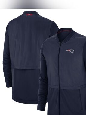 Nike Men’s New England Patriots Elite Sideline Hybrid Full Zip Jacket XL New